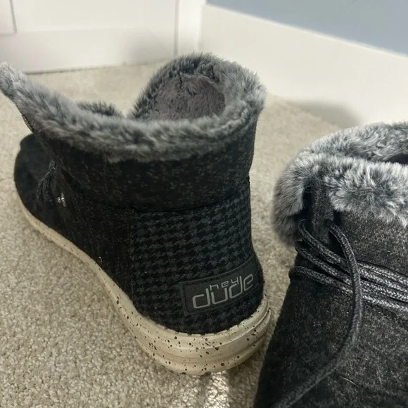 đź’™HEYDUDE Wendy Britt Wool Folded Shoe size: 9 - Picture 7 of 12